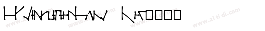 HPSimplifiedHans Reg字体转换